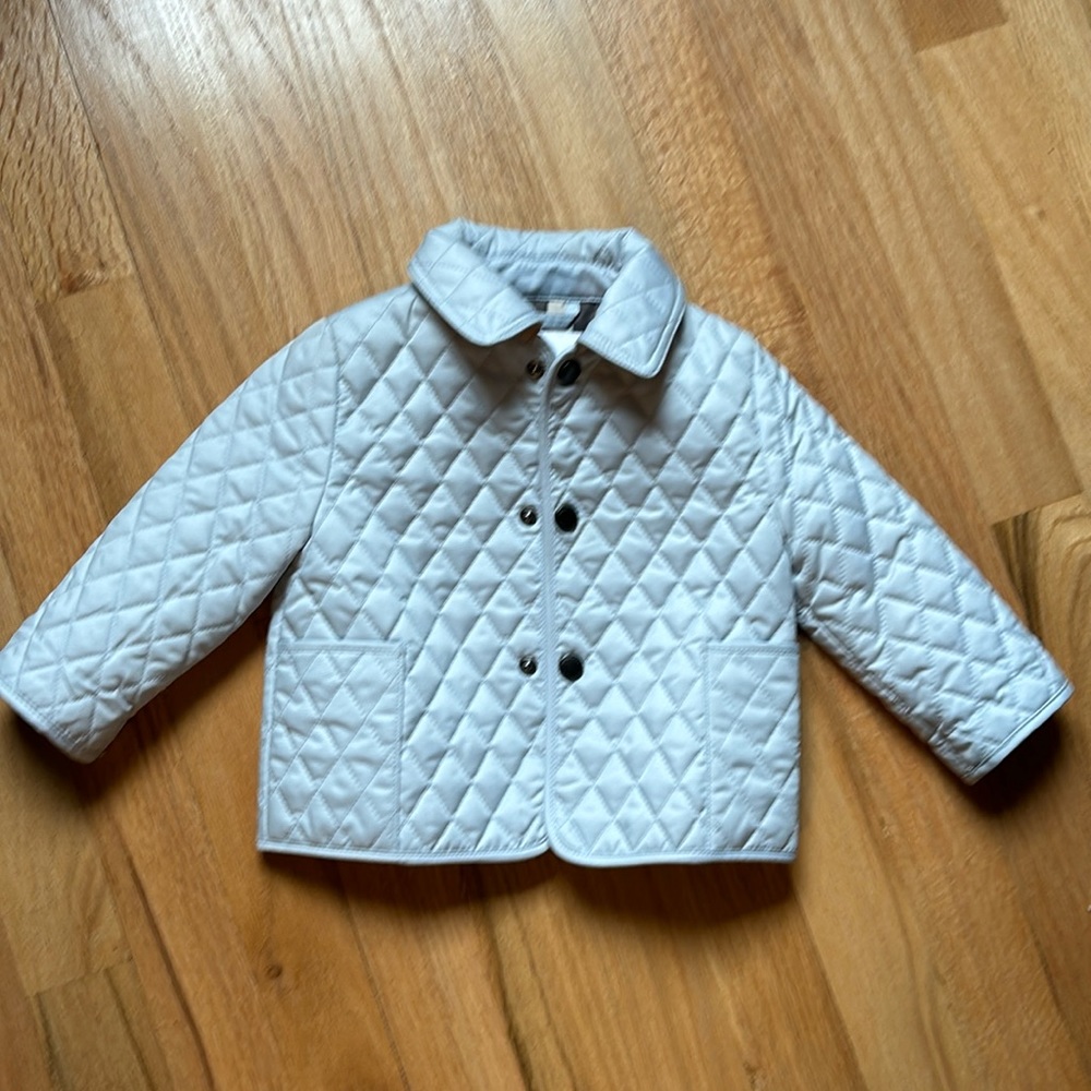 Burberry quilted jacket for baby